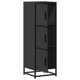 Highboard Black 35.5x35x106.5 cm Engineered Wood and Metal 849064
