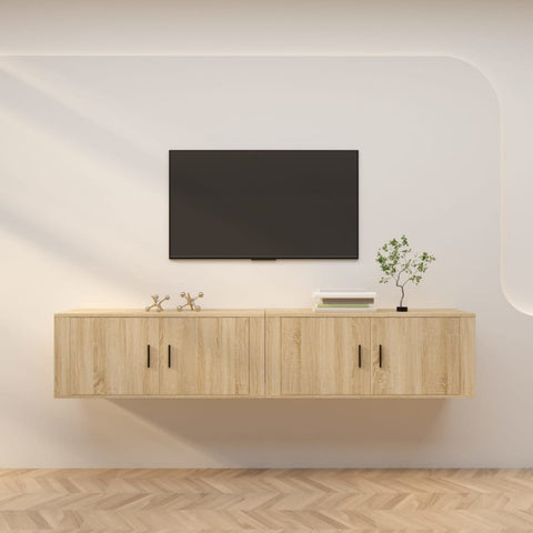 Wall-mounted TV Cabinets 2 pcs Sonoma Oak 100x34.5x40 cm 3188369