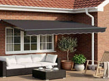 Solar Electric Awning 3 x 2.5 m Anthracite 100% Polyester 3420104