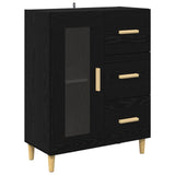 Sideboard Black Oak 69.5 x 34 x 90 cm Engineered Wood 880835