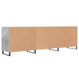 TV Cabinet Concrete Grey 150x30x50 cm Engineered Wood 829120