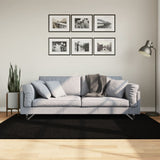 Rug HUARTE Short Pile Soft and Washable Black 140x200 cm 375115