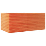 Garden Planter Wax Brown 110x60x45.5 cm Solid Wood Pine 847285