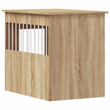 Dog Crate Furniture Sonoma Oak 55x80x68 cm Engineered Wood 838325