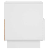 TV Stand 60 x 34.5 x 40 cm High Gloss White Engineered Wood 8011463
