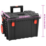 Portable Flight Case Black 56.5x45.5x48 cm PP 4007260