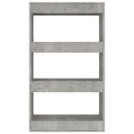 Book Cabinet/Room Divider Concrete Grey 60x30x103 cm Engineered Wood 811659