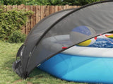 Pool Dome Folding Manual Black 405 x 405 x 192 cm 42001110
