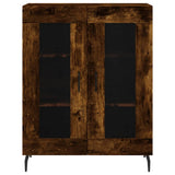 Highboard Smoked Oak 69,5x34x180 cm Engineered Wood 3198294