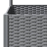 Garden Planter Light Grey 120 x 40 x 136 cm 153274