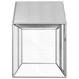Chicken Coop 2x1x1.5 m Galvanised Steel 144553