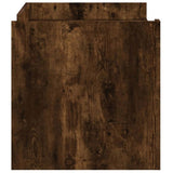 Coffee Table Smoked Oak 100x50x50 cm Engineered Wood 848364