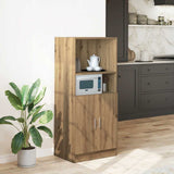 Kitchen Cabinet Artisan Oak 57x41.5x131.5 cm Engineered Wood 860129