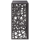 Air Conditioner Cover Black 110 x 50 x 105 cm Steel 8014171