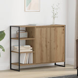 Side Cabinet Artisian Oak 96.5 x 30 x 75 cm Engineered Wood 886617