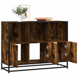 Sideboard Smoked Oak 100x35x76 cm Engineered Wood 849031