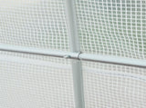 4.5 x 2 x 2 m Polytunnel Greenhouse, Walk-in Green House for Garden with Mesh Windows, Galvanised T3398P315848