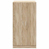Shoe Cabinet 7 Shelves Oak 243061