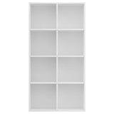 Book Cabinet White Engineered wood Medium Book Cabinet 800153