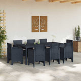 Garden Dining Set 9 pcs Anthracite Polypropylene 3378573