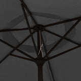 Garden Parasol Anthracite 200x224 cm Aluminium 47206