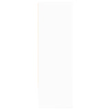 Bookcase White 80x24x75 cm Engineered Wood 800891