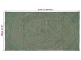 Area Rugs Olive Green 120 x 170 cm Jute 42010583