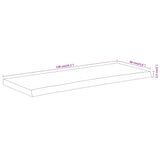 Bathroom Countertop 140x60x2.5 cm Rectangular Solid Wood Acacia 370265