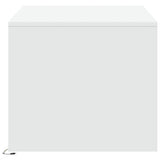 Coffee Table with LED Lights White Engineered Wood 851984