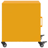 Bedside Cabinet Mustard Yellow 36x39x43.5 cm Steel 846620