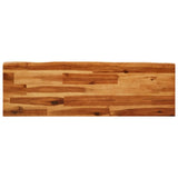 3 Piece Dining Set with Live Edge Solid Wood Acacia 3157524