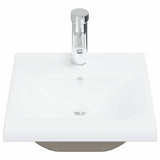 148623 Built-in Basin with Faucet 42x39x18 cm Ceramic White