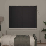 Venetian Blinds Height Adjustable Black 175 x 155 cm Aluminium 42006158