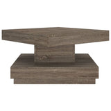 Coffee Table Grey 60x60x35 cm MDF 286098