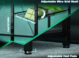 Reversible 'L' LED Light Gaming/Work Desk - Black T3398P343446