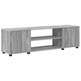 TV Cabinet Set Wall-mounted 4 pcs Grey Sonoma Engineered wood 3397901