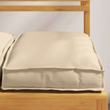 Cushion 6 pcs Beige 40 x 40 x 8 cm Oxford Fabric 42001601