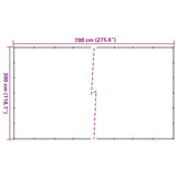 144999 Container Net HDPE 3x7 m Black
