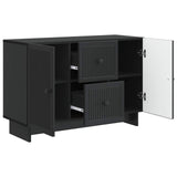 Sideboard with Drawer Black 89 x 34.5 x 60 cm Engineered Wood 893966