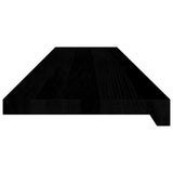 Stair Treads 20 pcs Brown Black 110x25x2 cm Solid Wood Oak 3283065