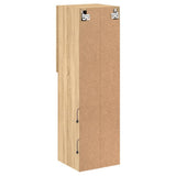 TV Cabinets with LED Lights 2 pcs Sonoma Oak 30.5x30x102 cm 837020