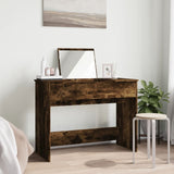 Dressing Table with Mirror Smoked Oak 100x45x76 cm 840699