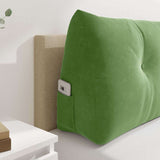 Back Pillow Light Green 200 x 24 x 50 cm Velvet 42014606