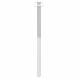 ZNTS Dining Table Legs X-Shaped 2 pcs White 50x cm Steel 4012909