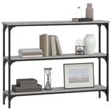 Console Table Grey Sonoma 100x22.5x75 cm Engineered Wood 834028