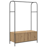 Clothes Rack Brown Oak 100 x 44 x 160 cm Engineered Wood 868456