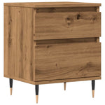 ZNTS Bedside Cabinet Artisan Oak 40x35x50 cm Engineered Wood 857398