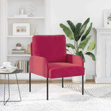 Sofas with Cushion 55cm Wine Red Plywood 42023442