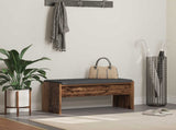 Hall Bench with Cushion Old Wood 83 x 38 x 40 cm 891558
