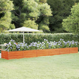 Garden Raised Bed Rusty 600x80x45 cm Corten Steel 151968